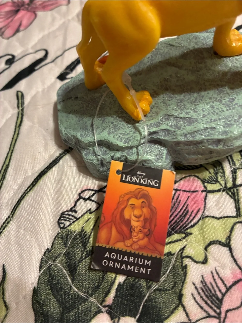 Disney The Lion King Yellow Lion Aquarium Ornament